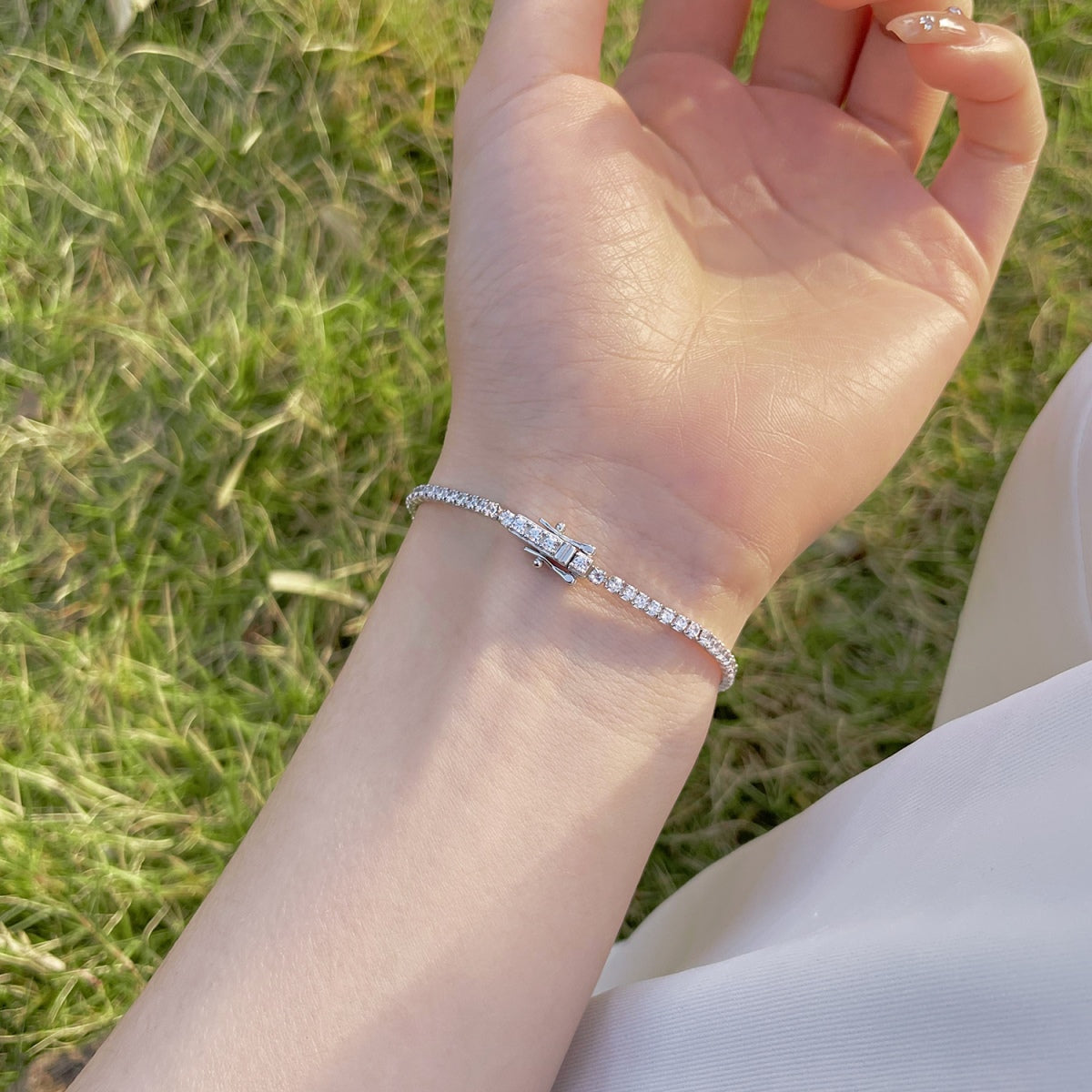 [Elowen Jewels]Radiant Colorful Round Cut Party Bracelet