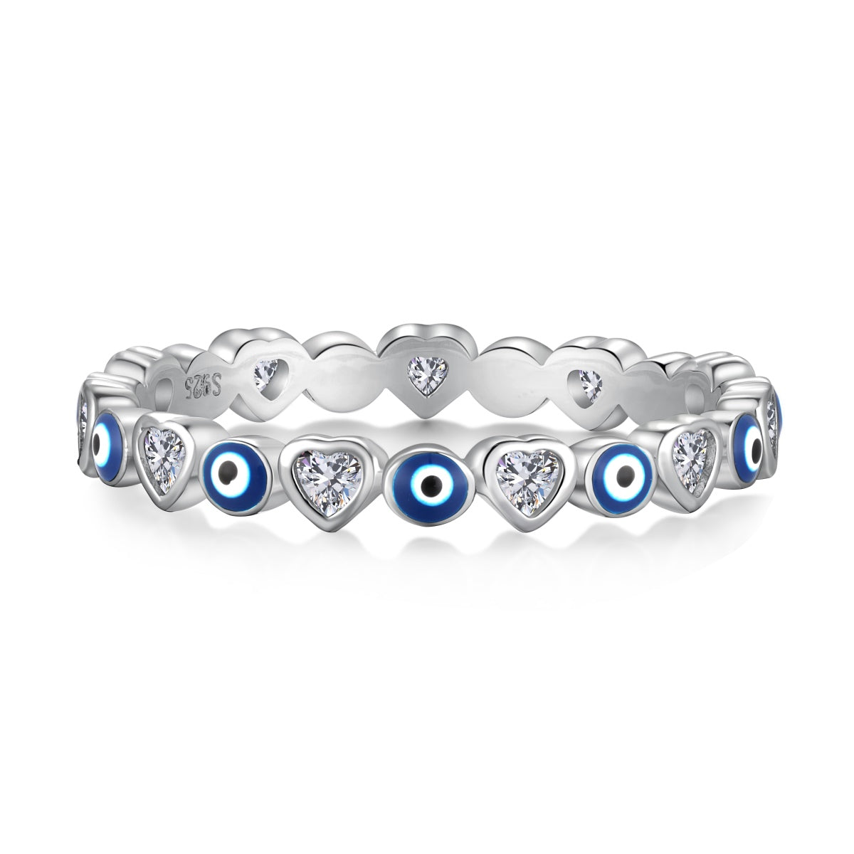 [Elowen Jewels]Radiant Colorful Round Shape Daily Ring