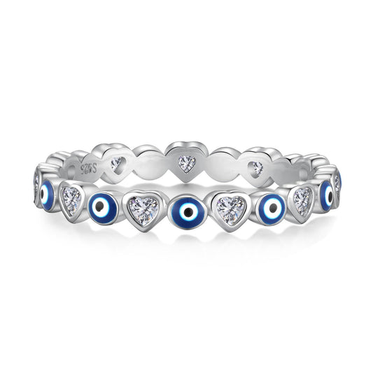 [Elowen Jewels]Radiant Colorful Round Shape Daily Ring