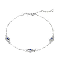 [Elowen Jewel]Evil Eye Shape Pendent Necklace