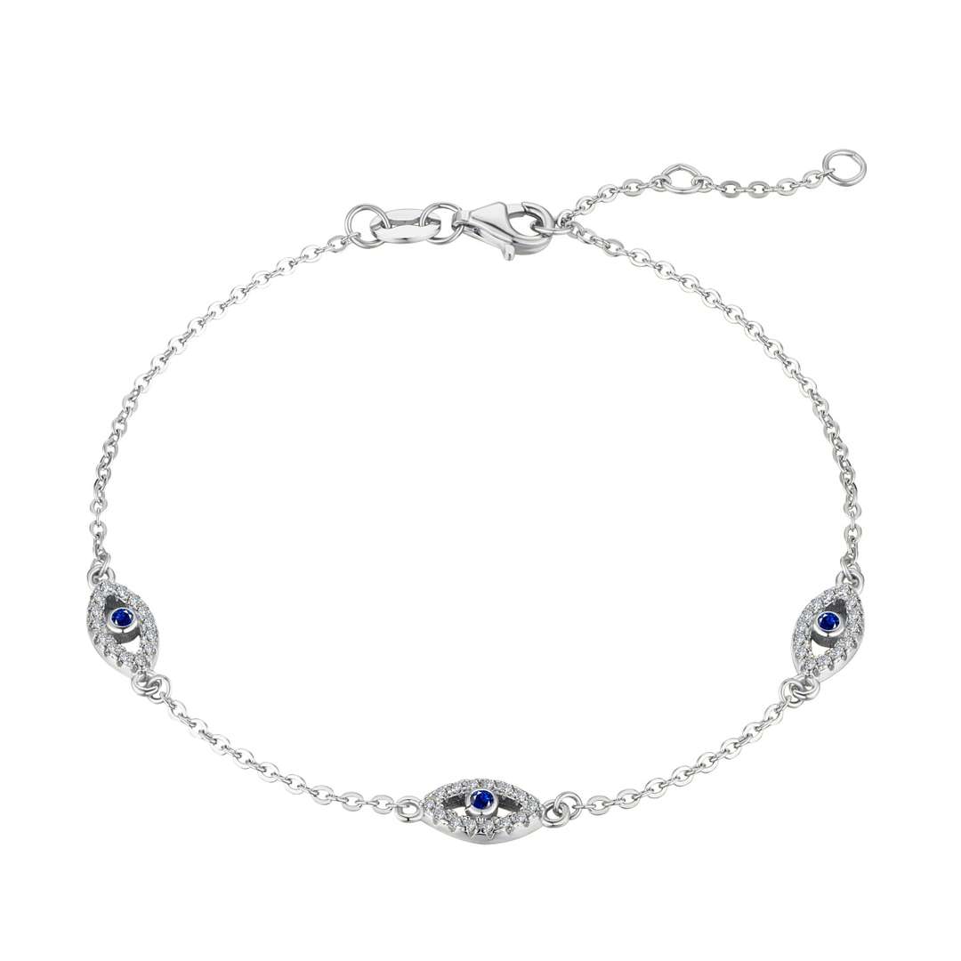 [Elowen Jewels]Evil Eye Shape Pendent Necklace