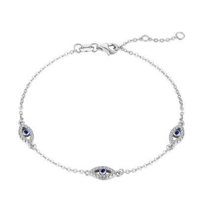 [Elowen Jewels]Evil Eye Shape Pendent Necklace