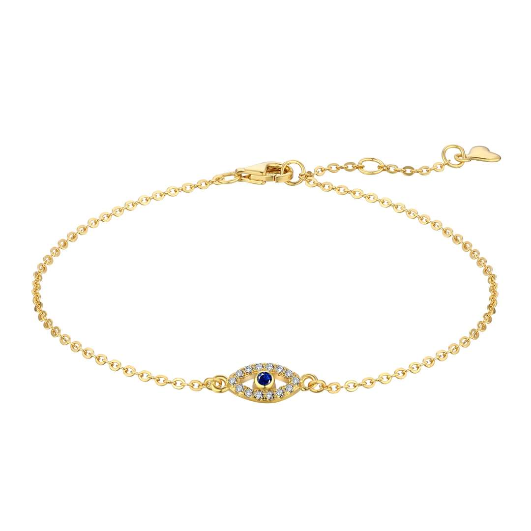 [Elowen Jewels]Evil Eye Shape Necklace