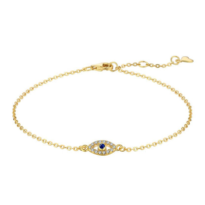 [Elowen Jewels]Evil Eye Shape Necklace
