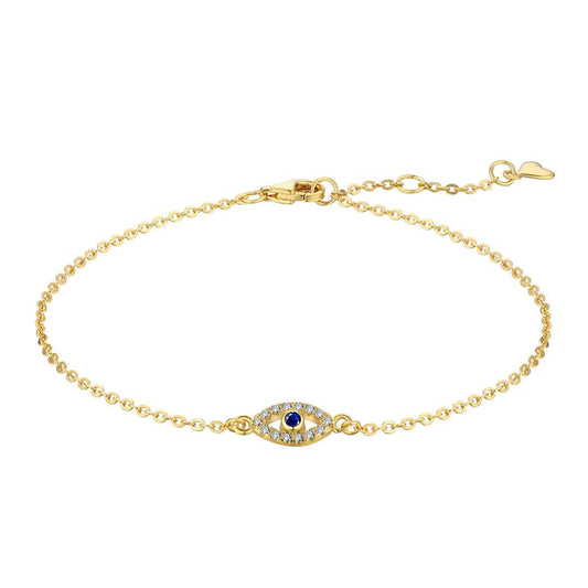 [Elowen Jewels]Evil Eye Shape Necklace
