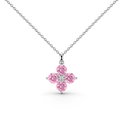 [Elowen Jewels]Four-Leaf Clover And Eight-Pointed Star Necklace