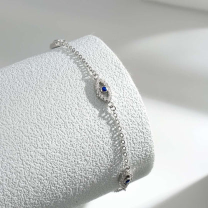 [Elowen Jewels]Evil Eye Shape Pendent Necklace