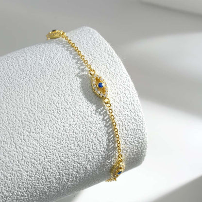 [Elowen Jewels]Evil Eye Shape Pendent Necklace