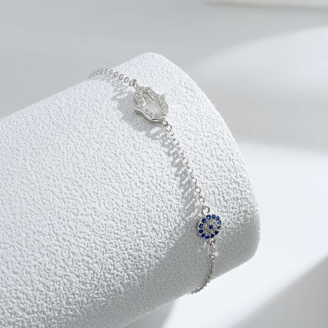 [Elowen Jewels]Gost Shape & Round Shape Necklace