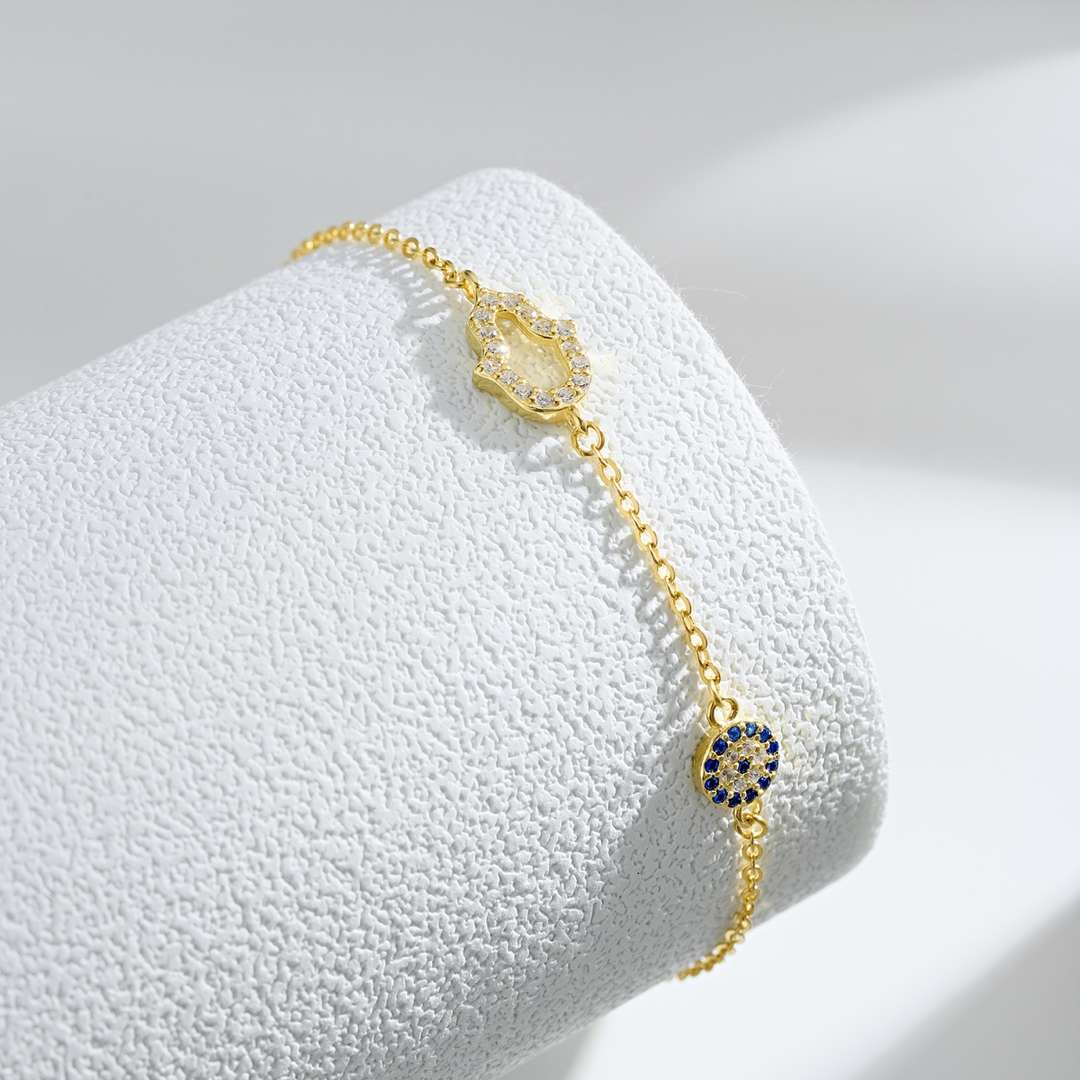 [Elowen Jewels]Gost Shape & Round Shape Necklace