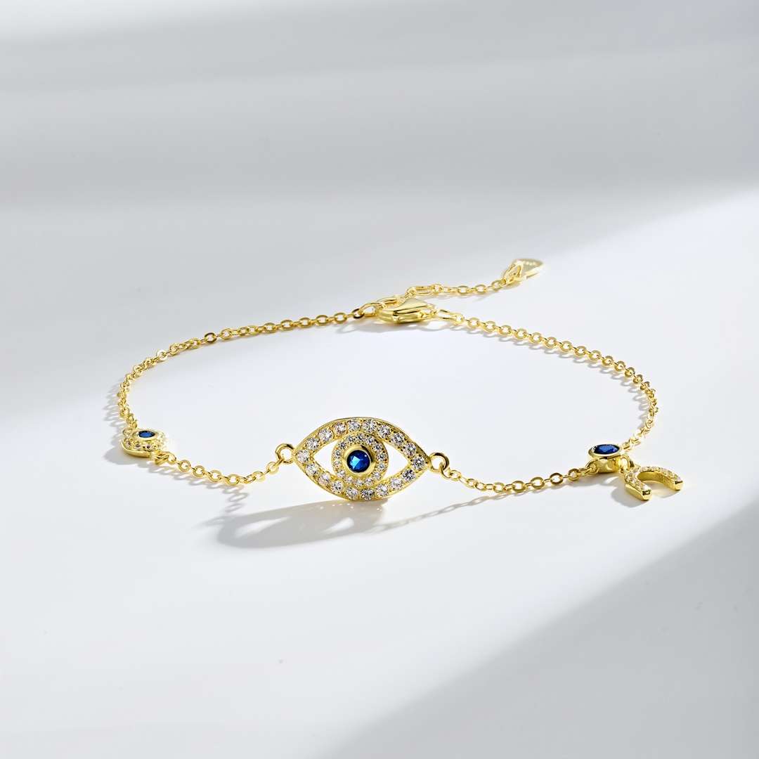 [Elowen Jewels]Dainty Eye Shape Necklace
