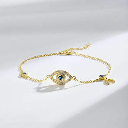 [Elowen Jewels]Dainty Eye Shape Necklace