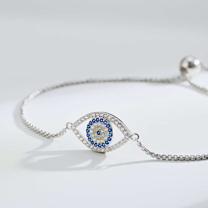 [Elowen Jewels]Dazzling Eye Shape Necklace