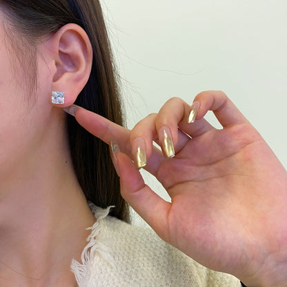 [Elowen Jewels]Ornate Square Shape Earrings