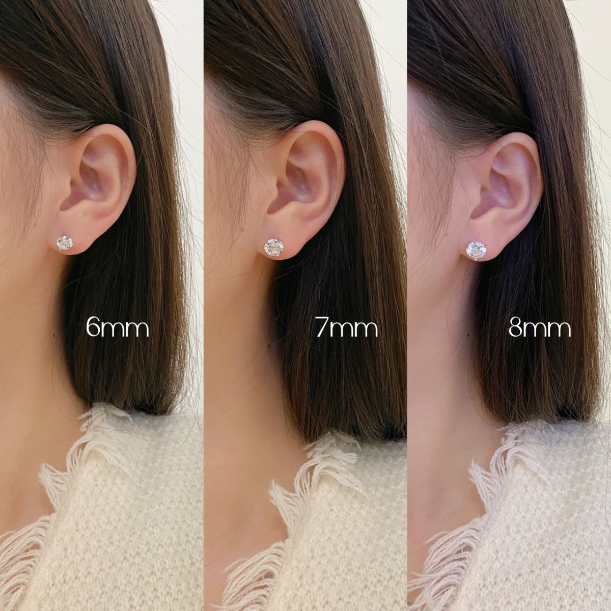 [Elowen Jewels]Dainty Round Shape Earrings