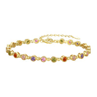 [Elowen Jewel]Sparkling Exquisite Round Cut Party Bracelet