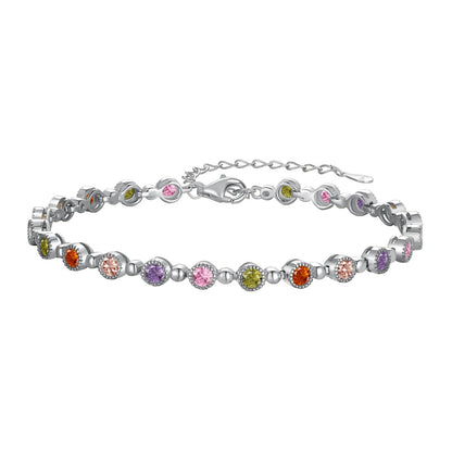 [Elowen Jewels]Sparkling Exquisite Round Cut Party Bracelet