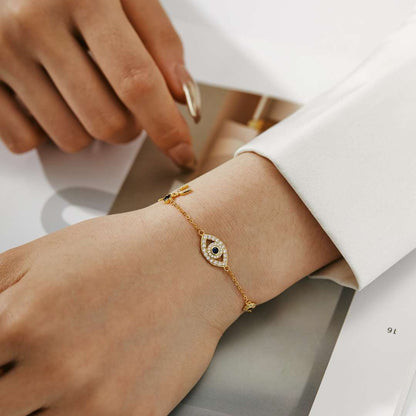 [Elowen Jewels]Dainty Eye Shape Necklace