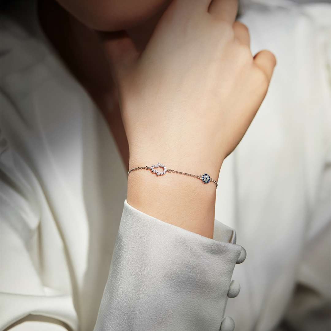 [Elowen Jewels]Gost Shape & Round Shape Necklace