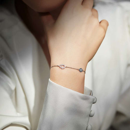 [Elowen Jewels]Gost Shape & Round Shape Necklace