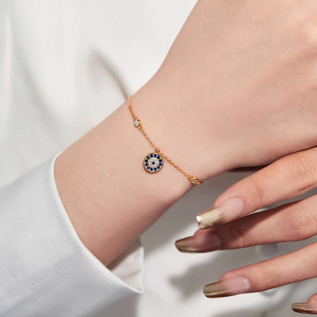 [Elowen Jewels]Devil's Eye Round Shape Bracelet