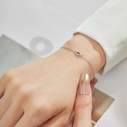 [Elowen Jewels]Evil Eye Shape Necklace