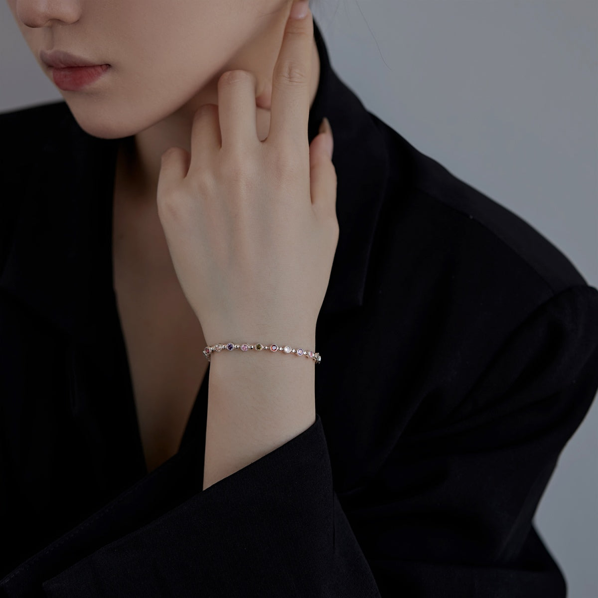 [Elowen Jewels]Sparkling Exquisite Round Cut Party Bracelet