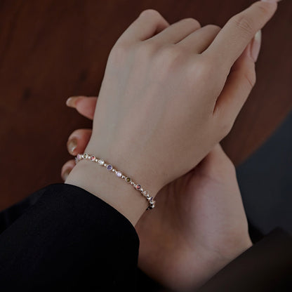 [Elowen Jewels]Sparkling Exquisite Round Cut Party Bracelet