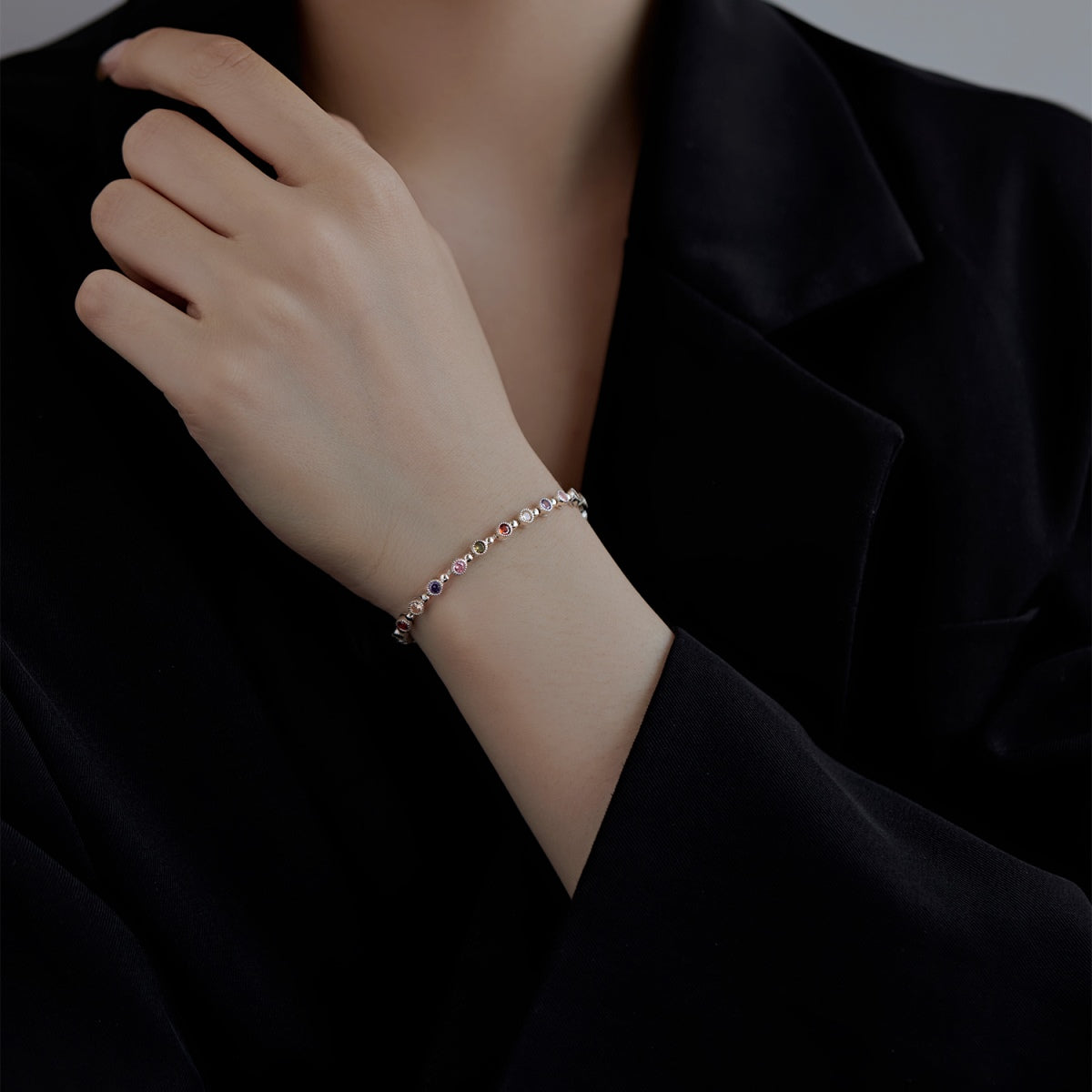 [Elowen Jewels]Sparkling Exquisite Round Cut Party Bracelet