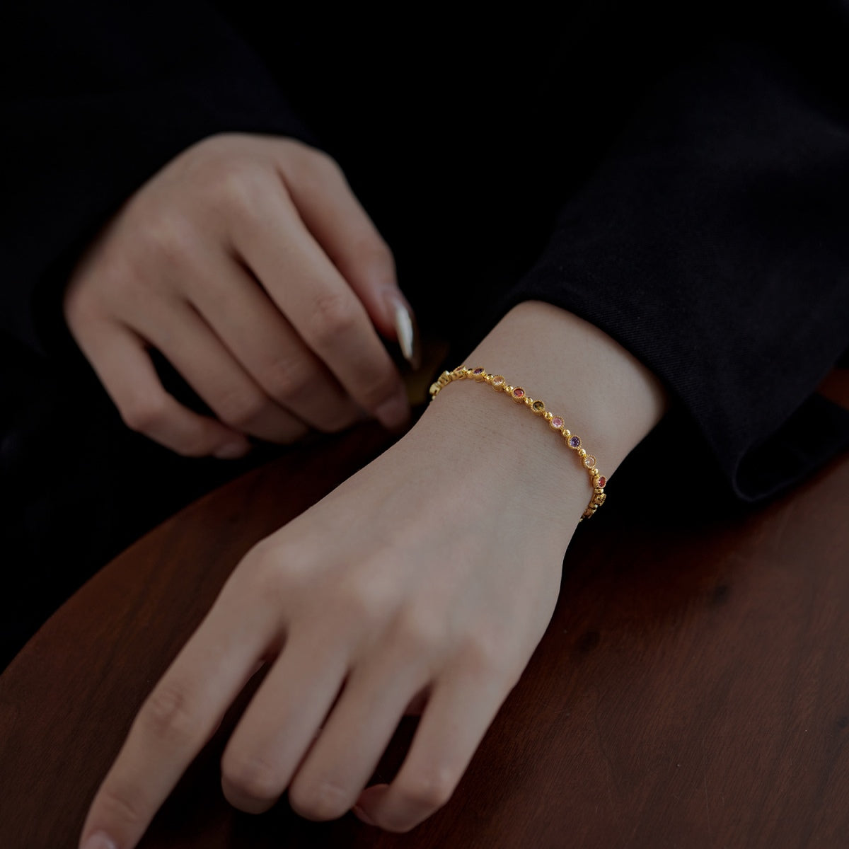 [Elowen Jewels]Sparkling Exquisite Round Cut Party Bracelet