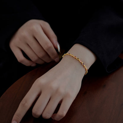 [Elowen Jewels]Sparkling Exquisite Round Cut Party Bracelet