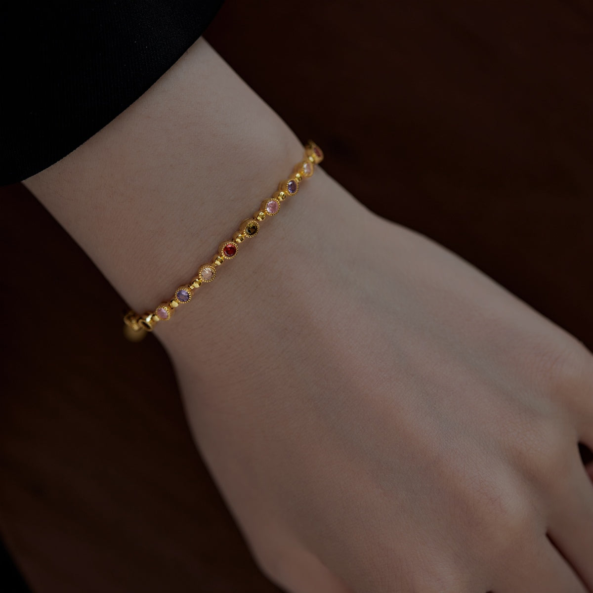 [Elowen Jewels]Sparkling Exquisite Round Cut Party Bracelet