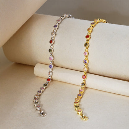 [Elowen Jewels]Sparkling Exquisite Round Cut Party Bracelet