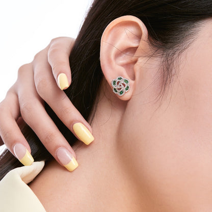 [Elowen Jewels]Exquisite Flower Shape Daily Earrings