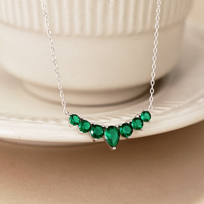 [Elowen Jewels]Dainty Colorful Heart Necklace
