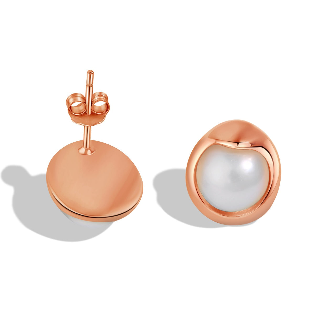 [Elowen Jewels]Dainty Bread Pearl Earrings