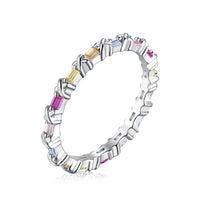 [Elowen Jewel]Charming Colorful Round Cut Daily Ring