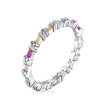 [Elowen Jewels]Charming Colorful Round Cut Daily Ring