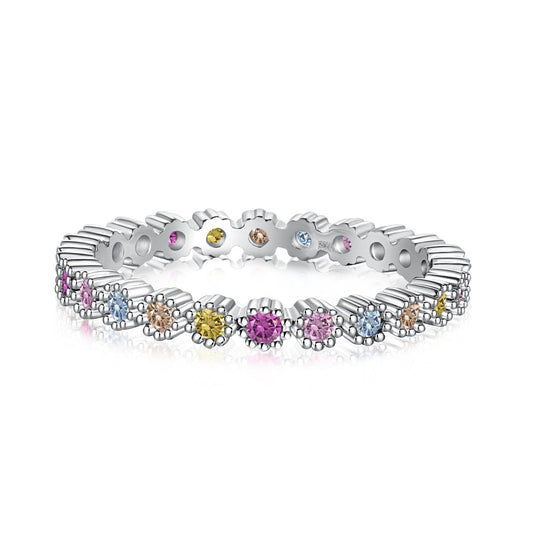 [Elowen Jewels]Exquisite Colorful Round Cut Party Ring