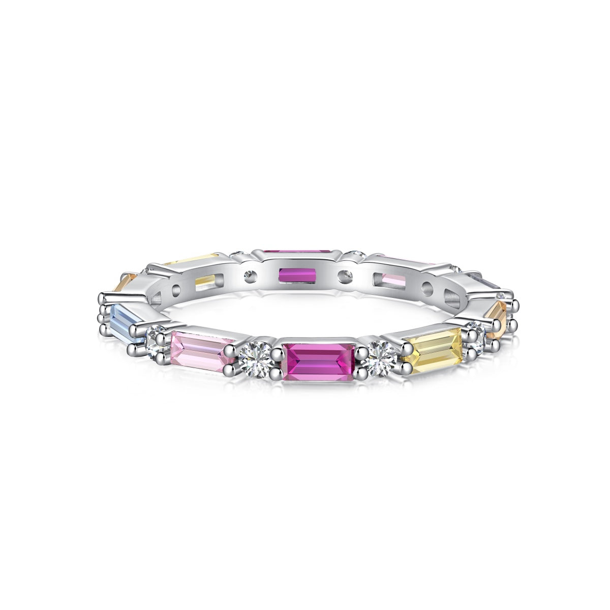 [Elowen Jewels]Lively In Shades Elegant Radiant Cut Daily Ring