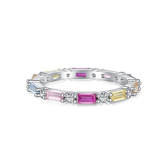 [Elowen Jewels]Lively In Shades Elegant Radiant Cut Daily Ring