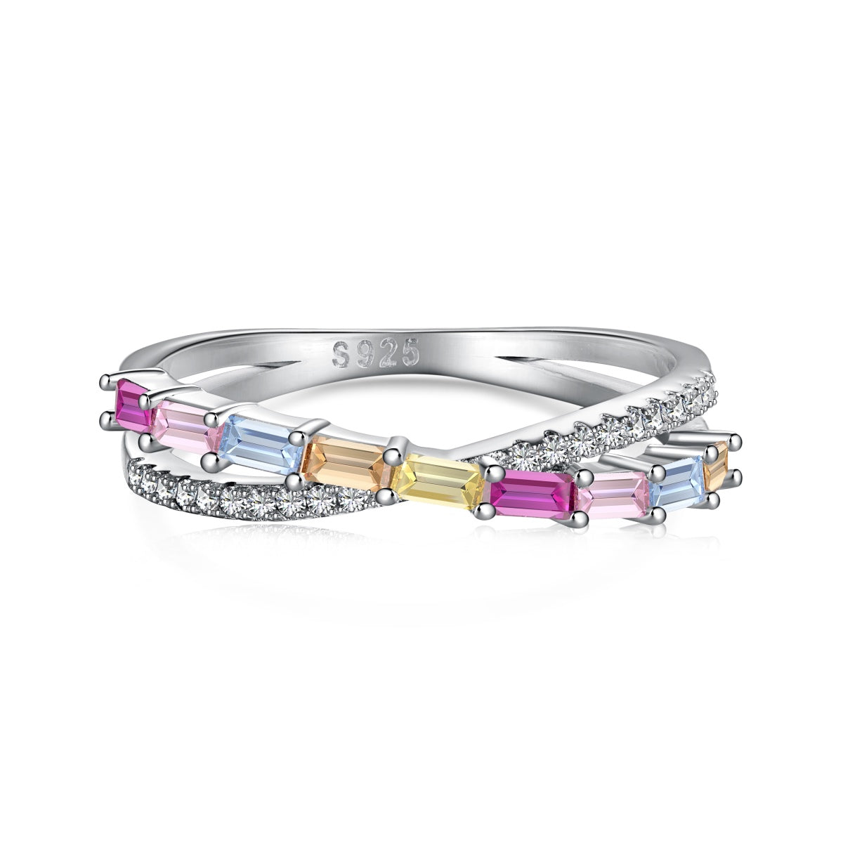 [Elowen Jewels]Energetic Elegant Radiant Cut Party Ring