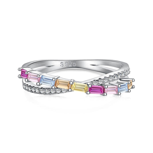 [Elowen Jewels]Energetic Elegant Radiant Cut Party Ring