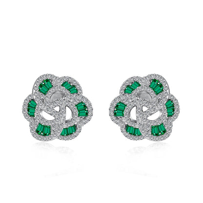 [Elowen Jewels]Exquisite Flower Shape Daily Earrings