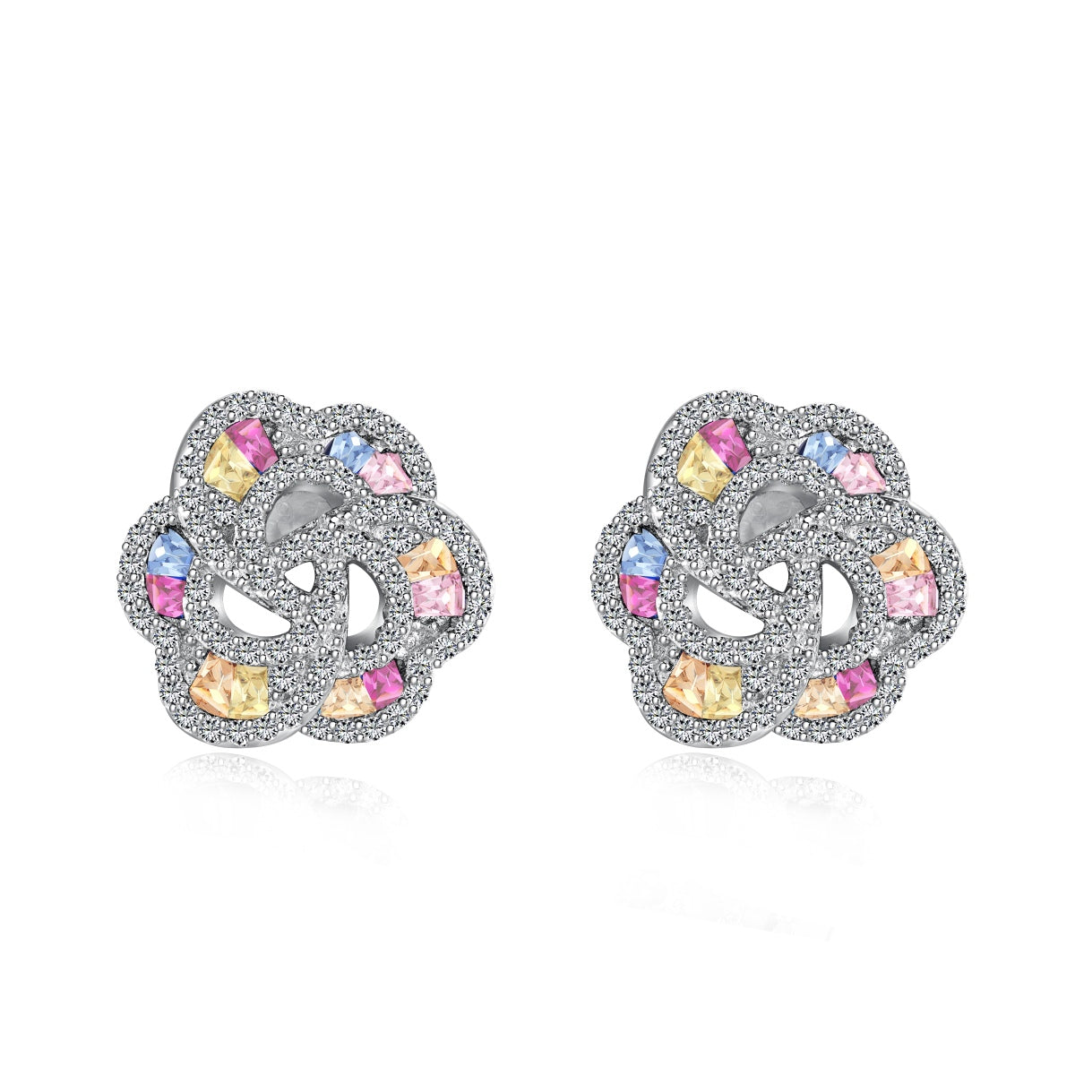 [Elowen Jewels]Exquisite Flower Shape Daily Earrings