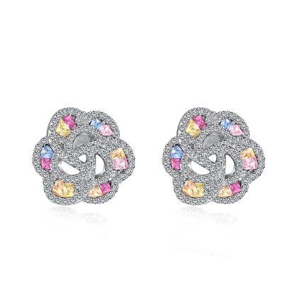 [Elowen Jewels]Exquisite Flower Shape Daily Earrings