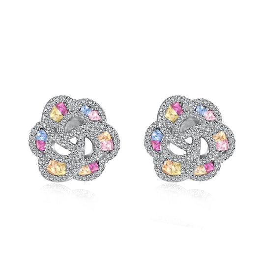 [Elowen Jewels]Exquisite Flower Shape Daily Earrings