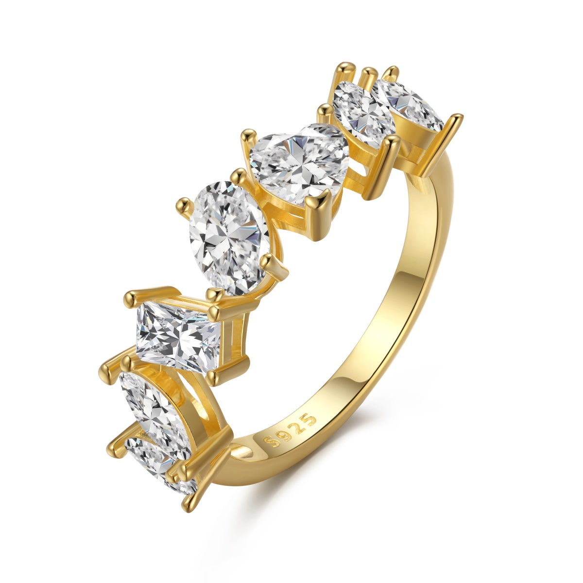 [Elowen Jewels]Delicate Multi Cut Ring
