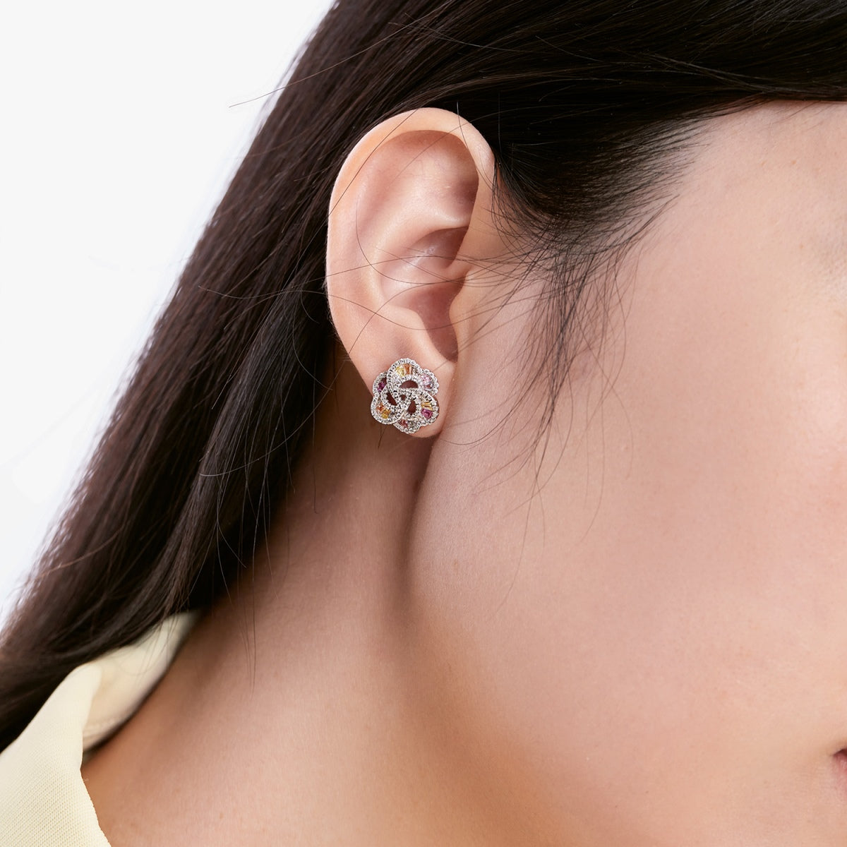 [Elowen Jewels]Exquisite Flower Shape Daily Earrings