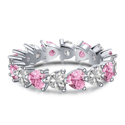 [Elowen Jewels]0.25 Carat Radiant Romance Heart Cut Lover Ring
